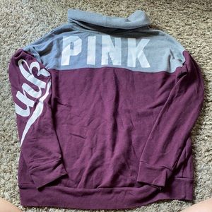 PINK cowl neck sweatshirt